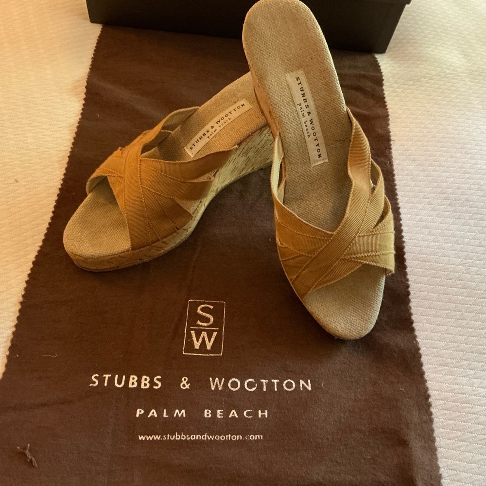 Stubbs & Wootton Tan Wedge Kelly Float
